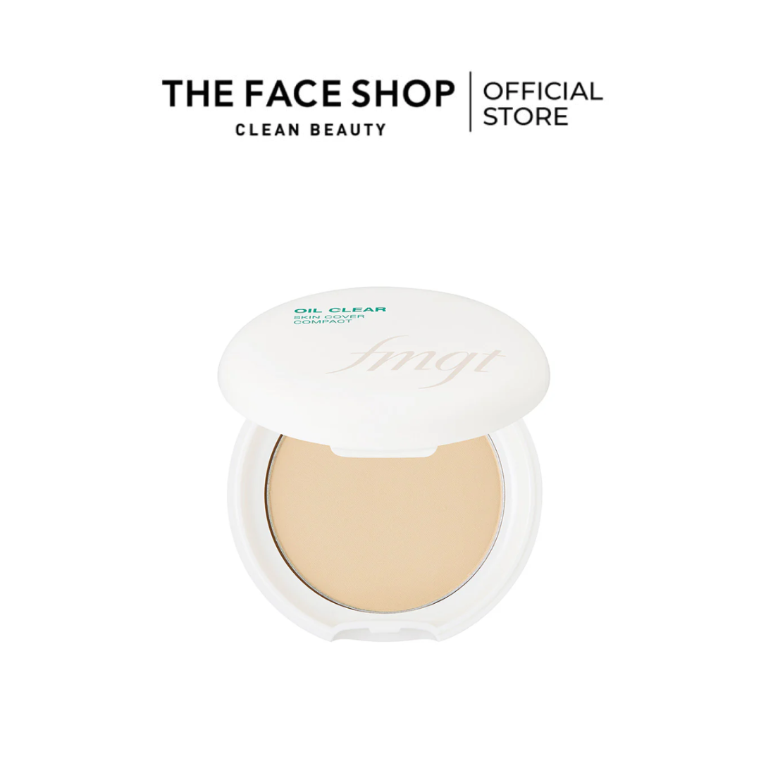 Phấn phủ nén kiềm dầu Oil Clear Skin Cover Compact The Face Shop