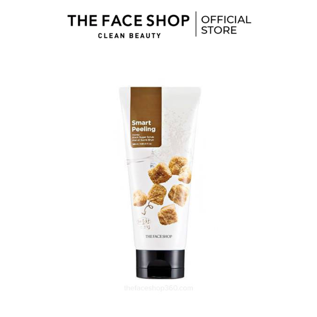 Tẩy Tế Bào Chết Trắng Da Đường Nâu Honey Black Sugar Scrub Thefaceshop 120ml