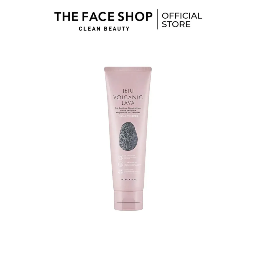 Sữa rửa mặt Jeju Volcanic Lava Anti Dust Pore Cleansing Foam The Face Shop (140ml)