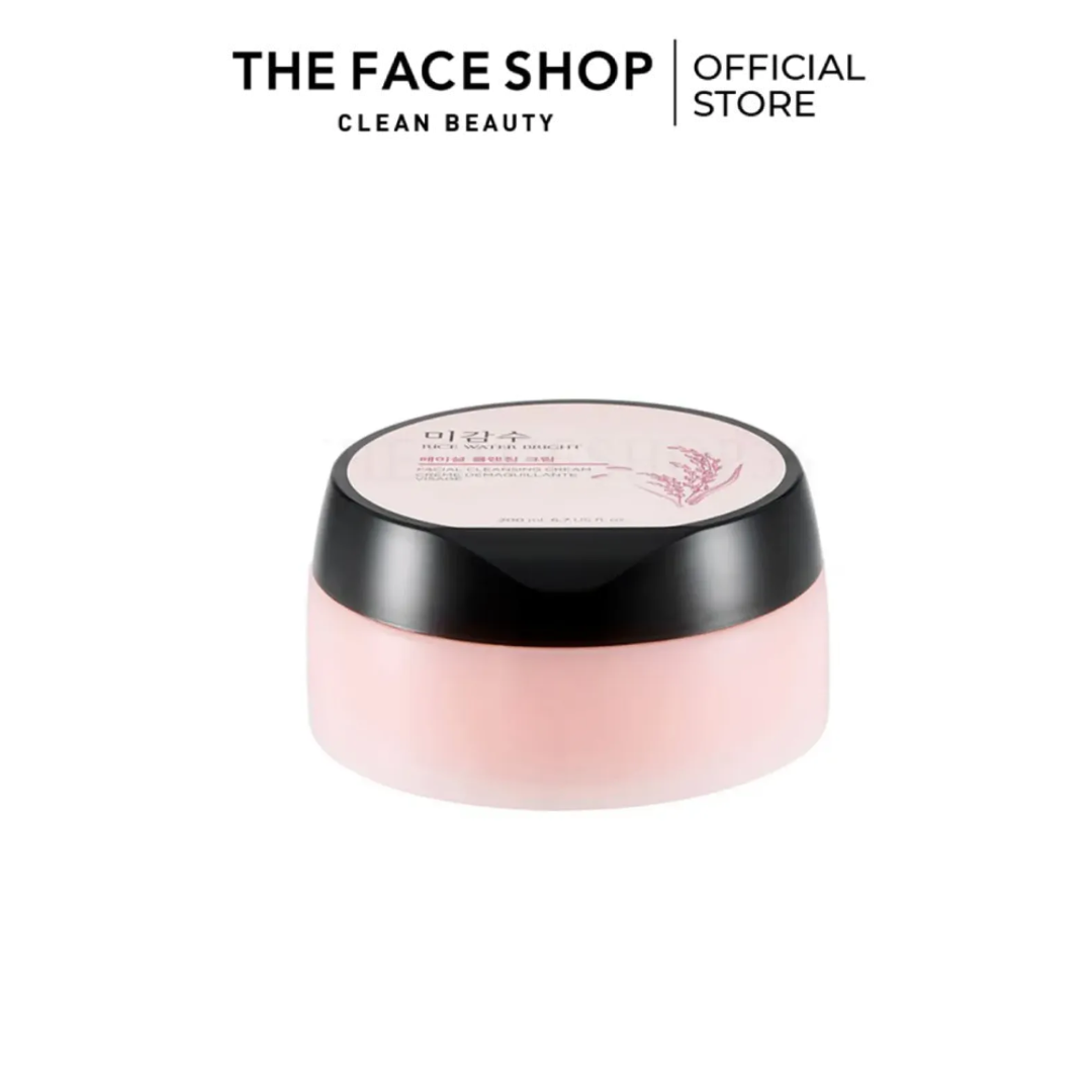 Kem Tẩy Trang Làm Sáng Da Gạo THEFACESHOP RICE WATER BRIGHT CLEANSING CREAM 200ml