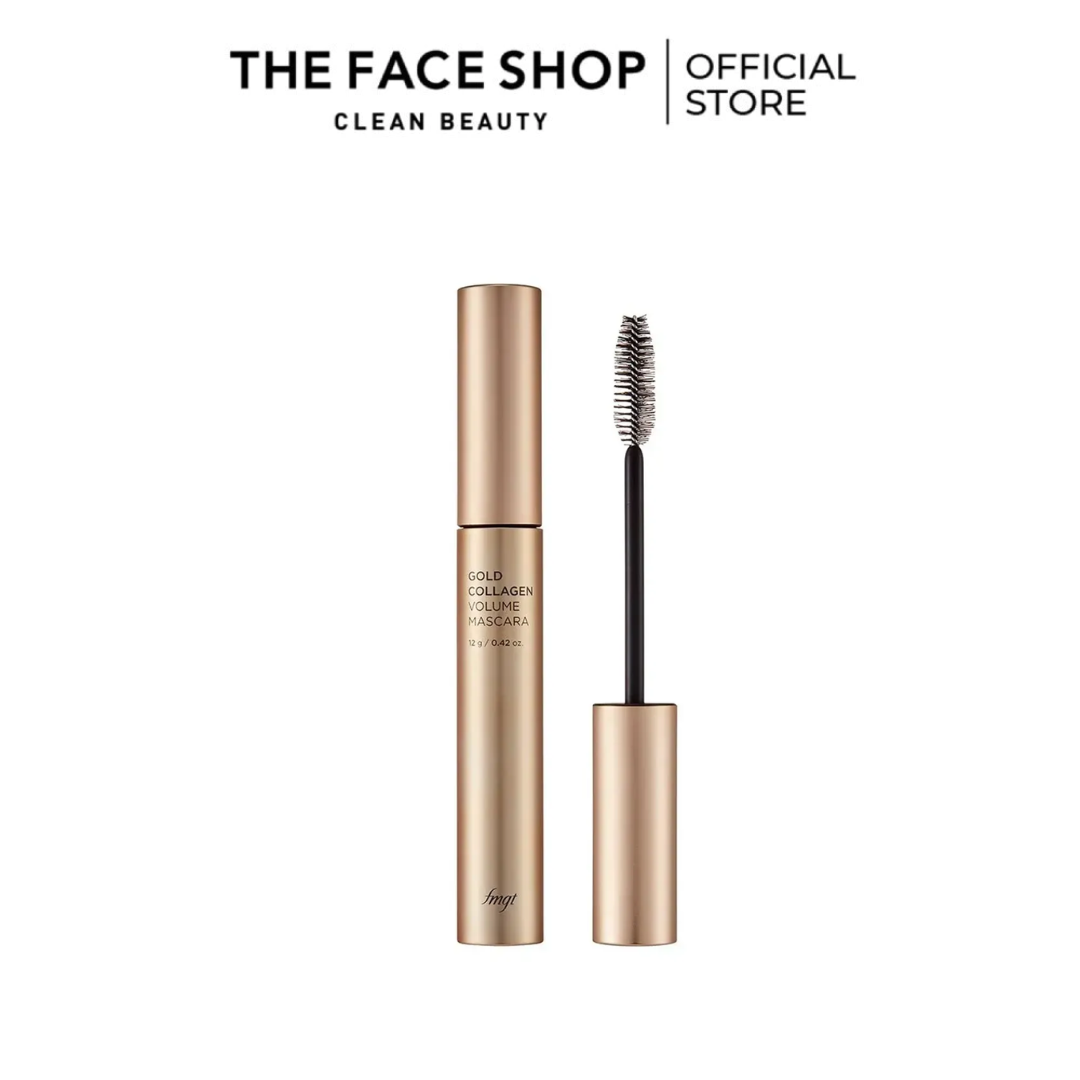 Mascara dưỡng mi Gold Collagen Volume Mascara The Face Shop