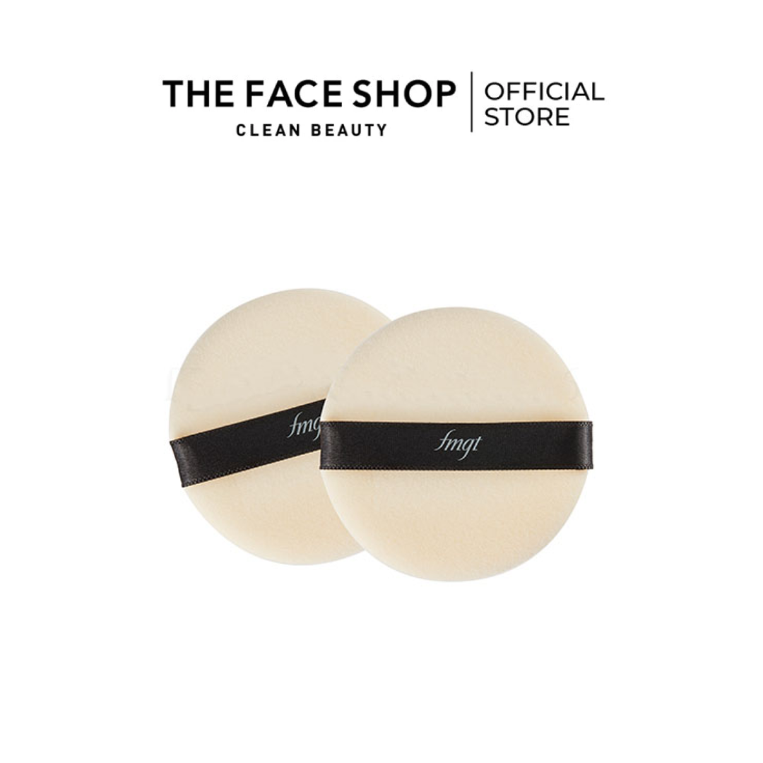 Set Bông Phấn Trang Điểm ROUND FLOCKED PUFF (2pc)