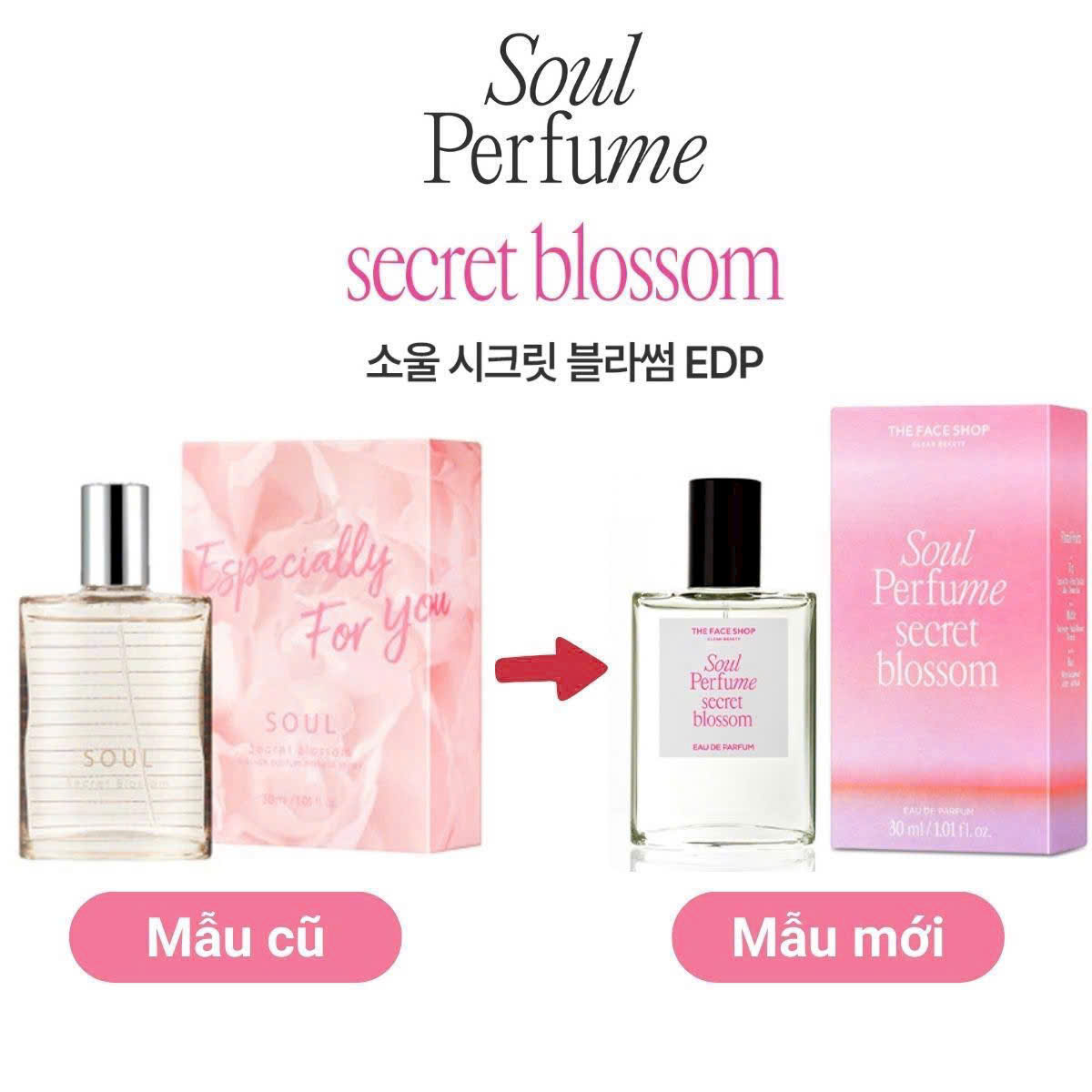 Nước Hoa SOUL PERFUME SECRET BLOSSOM 30ML