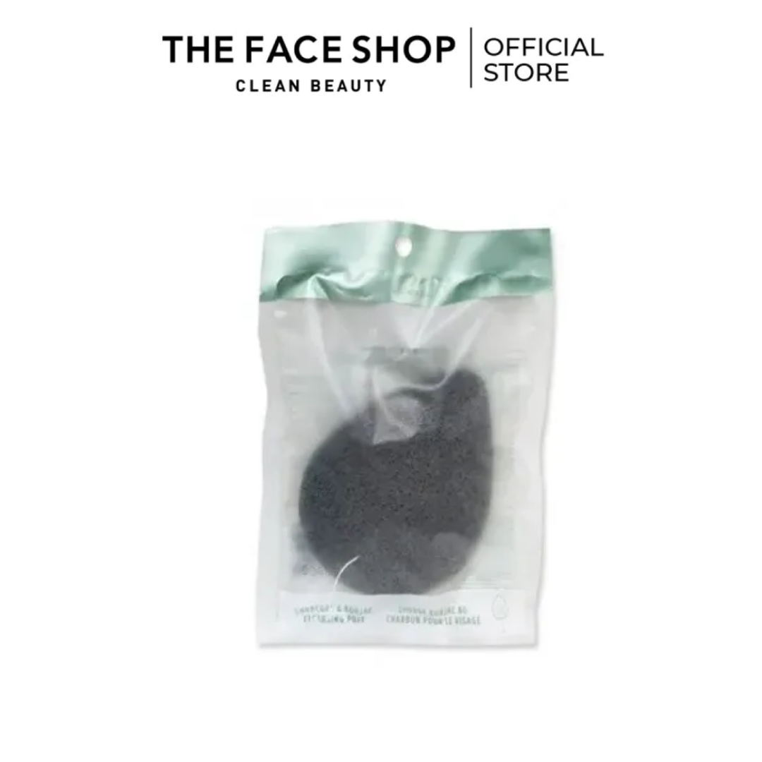 Bọt Biển Rửa Mặt Beauty Tools Char Coal Plant Cleansing Puff