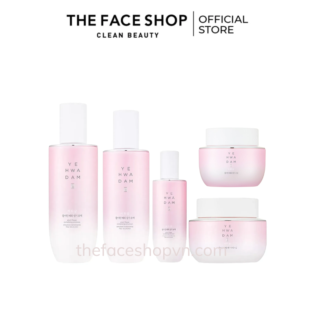 Bộ dưỡng sáng hồng ngừa lão hóa Yehwadam Plum Flower Revitalizing The Face Shop (5SP)