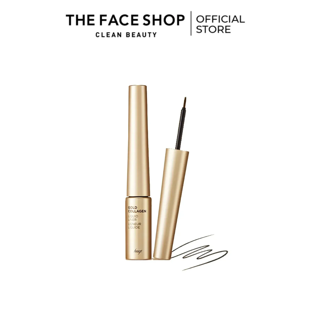 Kẻ Mắt Nước Thefaceshop Gold Collagen Liquid Liner