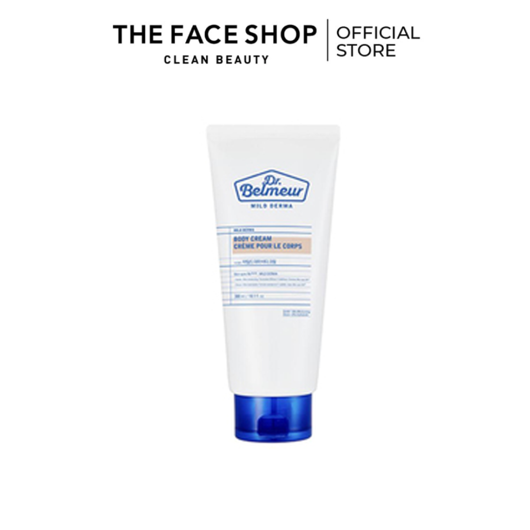 Kem dưỡng ẩm sáng mịn da cơ thể Dr. Belmeur Mild Derma Body Cream (200ml)